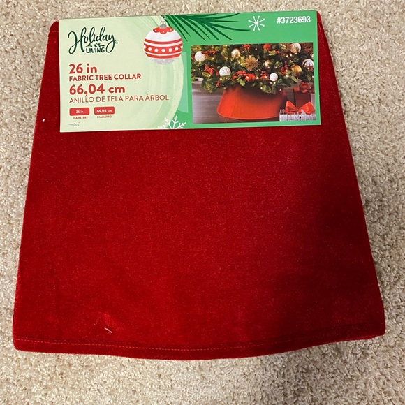 26in Fabric Christmas Tree Collar - Picture 1 of 3